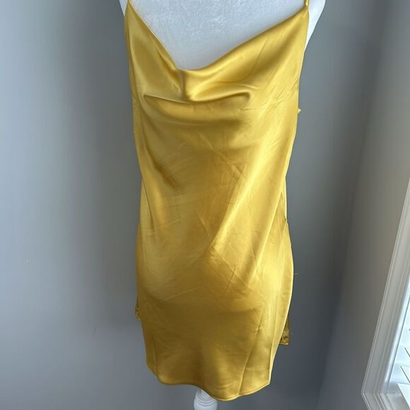 Princess Polly MARSEILLE Yellow MINI DRESS 4 - Picture 5 of 15
